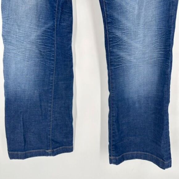 GAP Long and Lean‎ Style Size 4 Jeans medium wash whiskering Bootcut size 27 - Picture 7 of 11